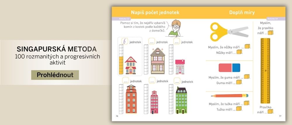 Zvládáme matematiku s Montessori a singapurskou metodou pro věk 6–7